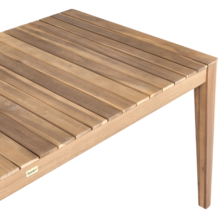 Gartentisch CHIOGGIA 90 cm 180 cm zertifiziertes Akazienholz Hellbraun – Bild 5