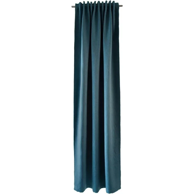 Homing Schlaufenschal Galdin 140x245 Vorhang Schlafzimmer verdunkelnd petrol – Bild 2