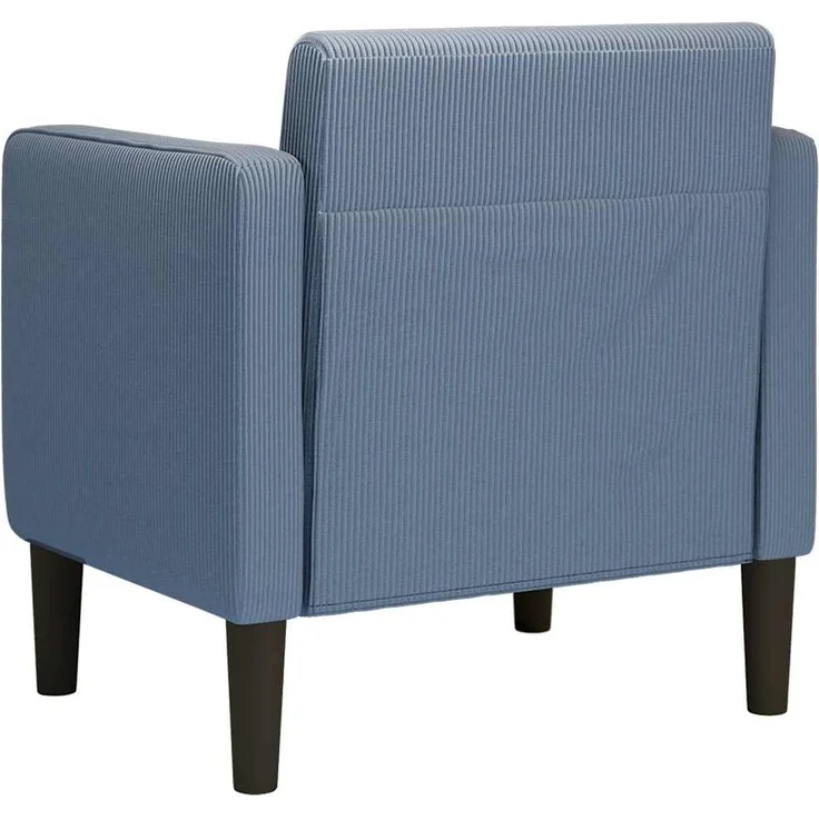 vidaXL Sessel mit Armlehnen Blau 54 cm Cordstoff 4100518 – Bild 4
