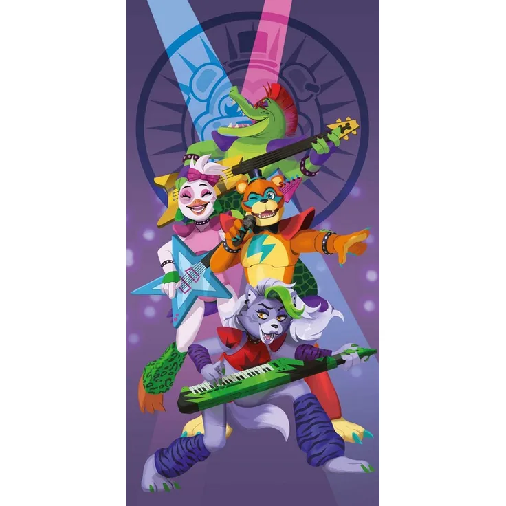 Halantex Strandtuch Five Nights at Freddys Badetuch Handtuch Strandtuch 70 x 140 cm