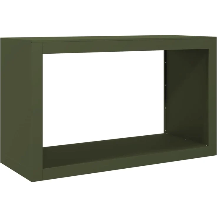 vidaXL Brennholzregal Grün 100x40x60 cm Stahl 850985 – Bild 1
