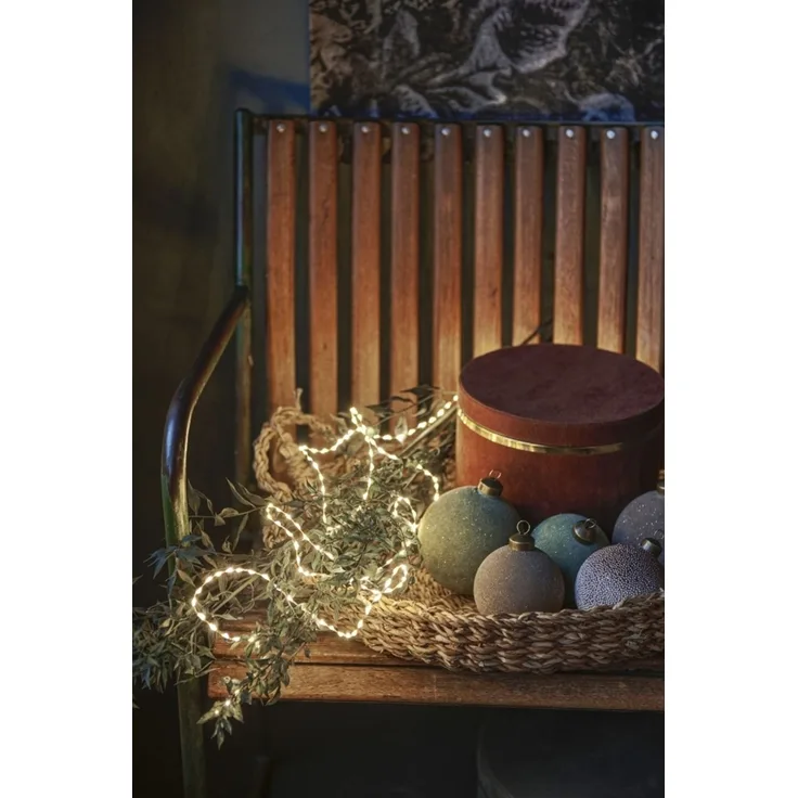 Sirius Kiki Lichterkette 300 LED 4 m warmweiß silber