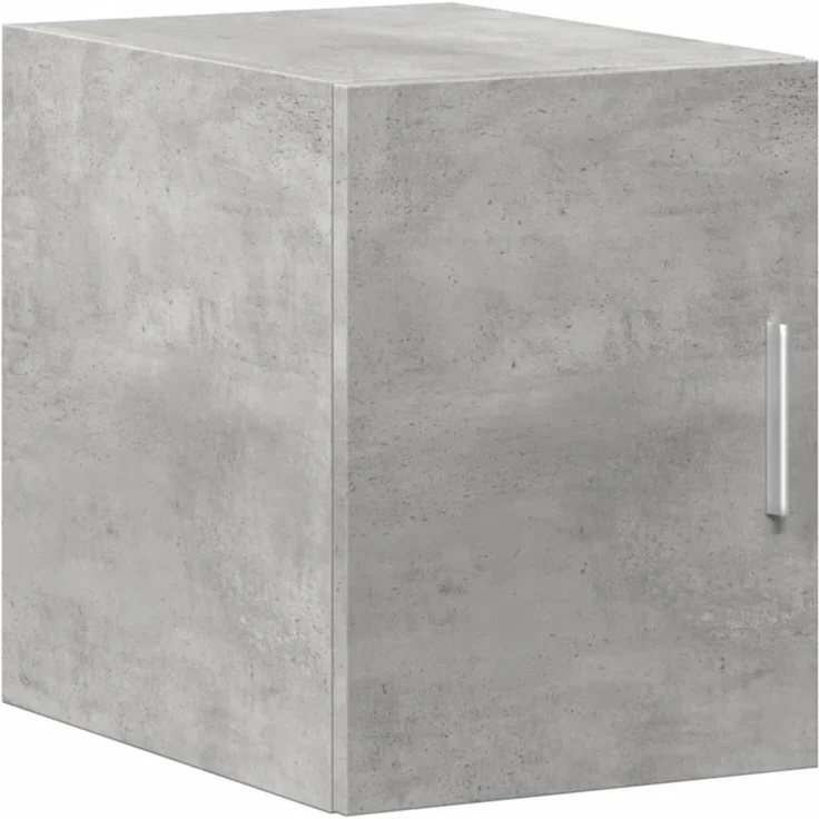 vidaXL Hochschrank Schmal Betongrau 30x42,5x225 cm Holzwerkstoff 3281262 – Bild 5