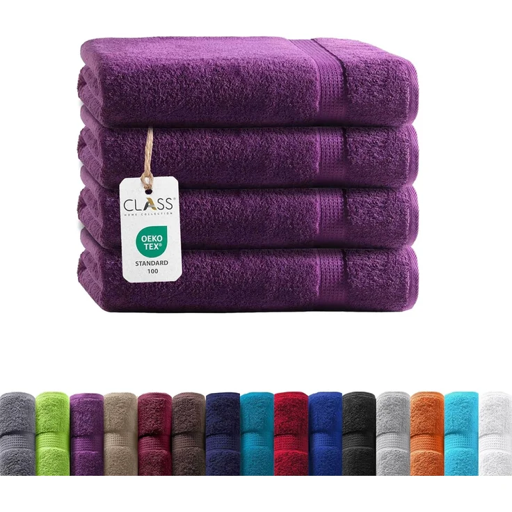 TRENDBUY24 Handtuch Set Handtücher Duschtücher Gästetücher Baumwolle Frottee Premium 4er Set, 100% Baumwolle (4-St), Duschtuch – Bild 1