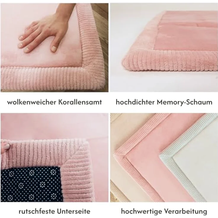 Hakuna Matte Kinderteppich mit Memory-Schaum, dicke & weiche Spielmatte 2,5 cm, Krabbelmatte, Höhe: 25 mm, Extra weich, Roll-_oder_faltbar, Hypoallergen, Schaumstoff – Bild 5