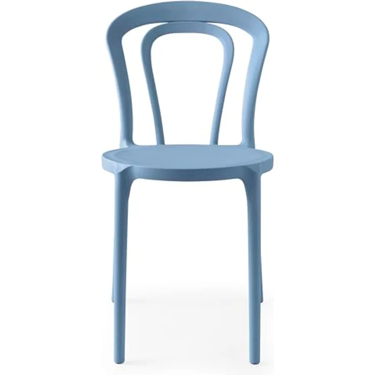 Connubia, 2 Stühle KAFFÉ Polypropylen Sky Blue MATT – Bild 3