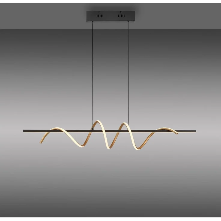 JUST LIGHT Pendelleuchte EMANDA, Dimmfunktion, LED fest integriert, Warmweiß, LED, dimmbar, Switchmo, Comfort Lift, Memory, nach Trennung vom Netz – Bild 3