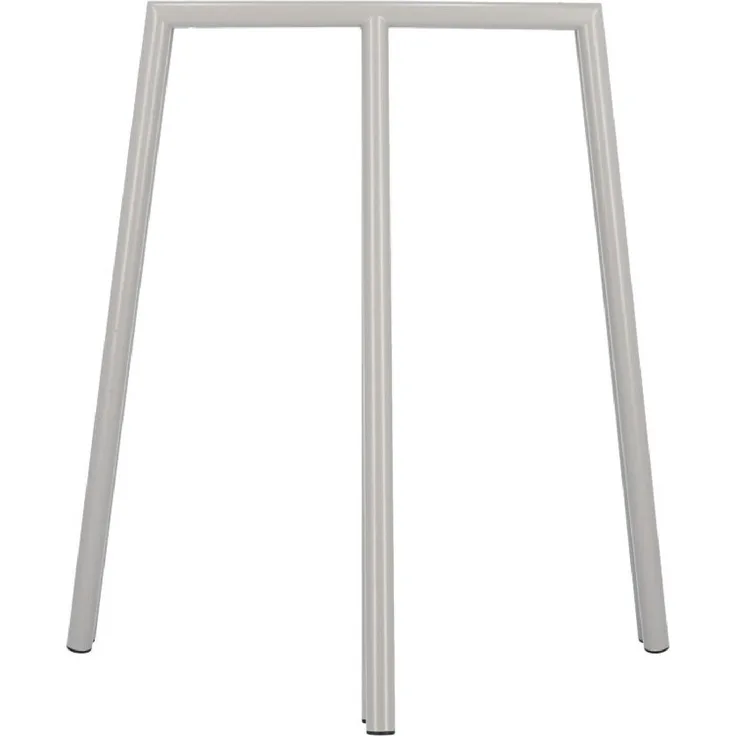 Tischgestell Benito 2er Set, pulverbeschichtetes Metall, modern, Taupe, für flexible Tischlösungen