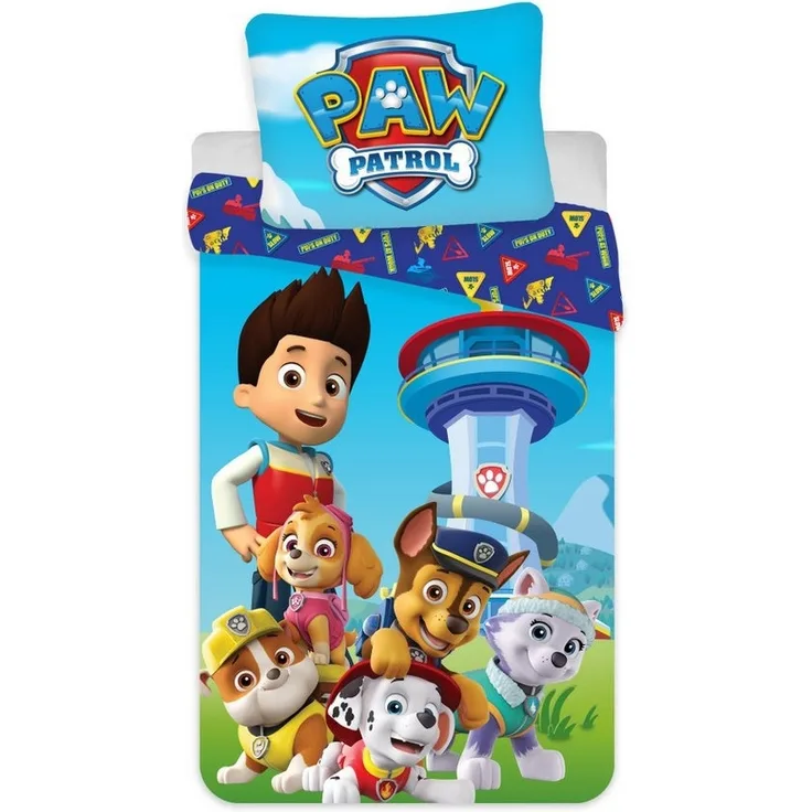 PAW PATROL Bettwäsche Paw Patrol On Duty Bettwäsche 140×200 cm, 70×90 cm, 100% Baumwolle