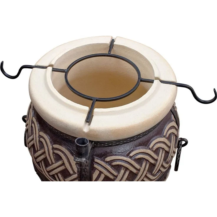Tandoor Thor aus Schamott mit Zubehör Classic 7-teilig – Bild 8
