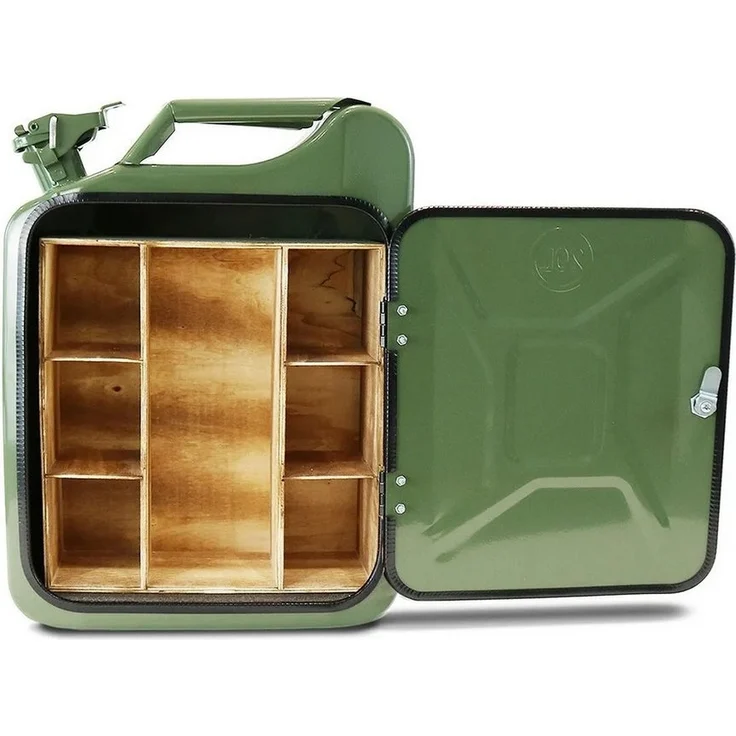 Divit Deko-Wandregal Minibar in Benzinkanister Design MF1 Bar Regal / Aufbewahrung – Bild 3