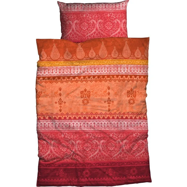 CASATEX Bettwäsche Indi, Satin, 2 teilig, romantisch, orientalisch, weich und gemütlich