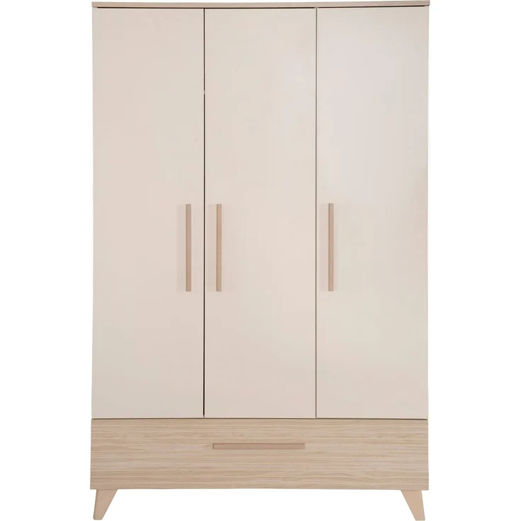 roba Kleiderschrank 'Sidney' - 3-türig - HxBxT: 190 x 118 x 52 cm - Softclose-Technik - Cashmere