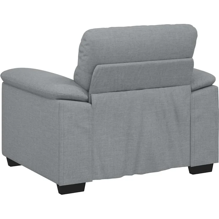 vidaXL Sessel Hellgrau 100x81x84 cm Stoff 4105287 – Bild 5