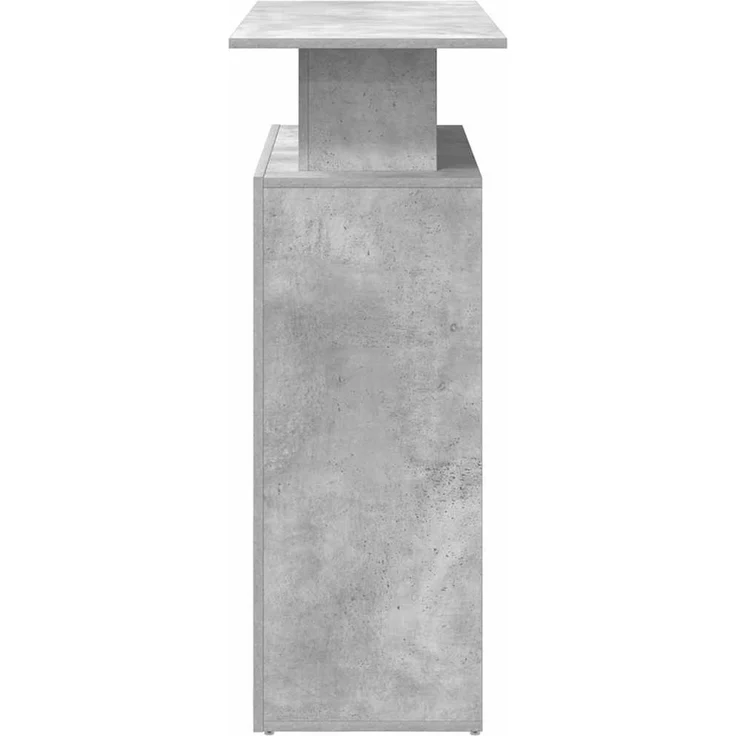 vidaXL Empfangstheke Betongrau 100x40x104 cm Holzwerkstoff 859054 – Bild 5