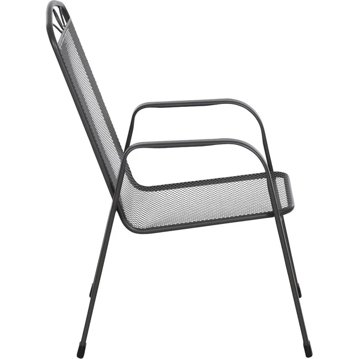 Siena Garden Elda Stapelsessel - Stahl, matt-anthrazit (P23494) – Bild 5