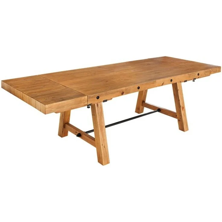riess-ambiente Esstisch FINCA 300-400cm vintage braun (Einzelartikel, 1-St), recyceltes Pinie-Massivholz · inkl. 2 Ansteckplatten · bis 16 Personen – Bild 4