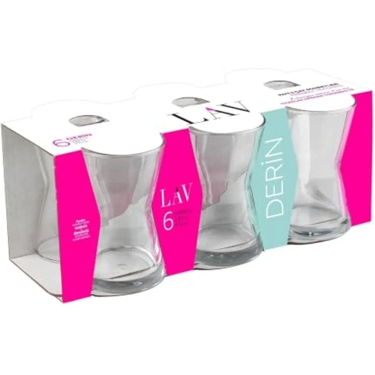 LAV Derin 6er-Set Teegläser 140 ml – Klassisch, transparent, für türkischen Tee – Bild 7