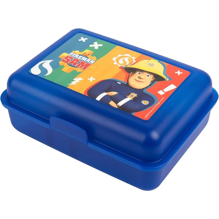 United Labels® Lunchbox mit Trennwand - Feuerwehrmann Sam, Kunststoff (PP) – Bild 1