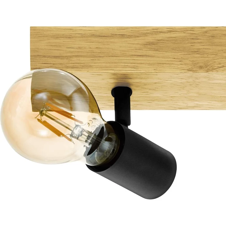 Eglo 98112 Spotleuchte TOWNSHEND 3 braun, schwarz L:30cm B:5cm – Bild 4