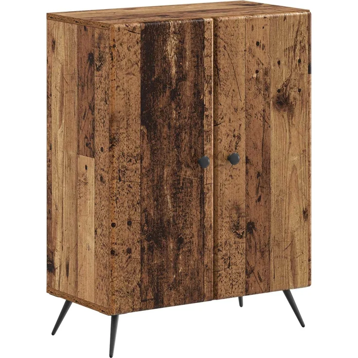 vidaXL 2-teiliges Badezimmer Schrank Set BREDA Altholz Holzwerkstoff 3417646 – Bild 3