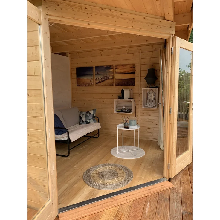 Fjordholz Gartenhaus Modell Birger 44 Natur – Bild 5