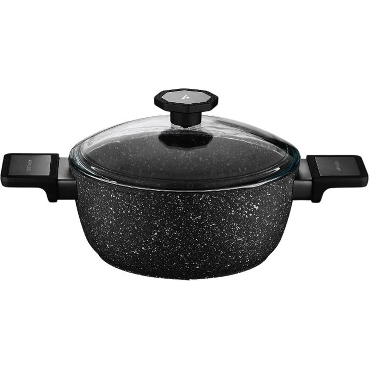 Hermia Concept '55GTS000011' Topfset (7-teilig), Schwarz, Ø 26 cm – Bild 5