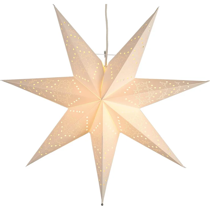 Best Season Papierstern "Sensy Star 55", Vierfarb-Karton, crème – Bild 5