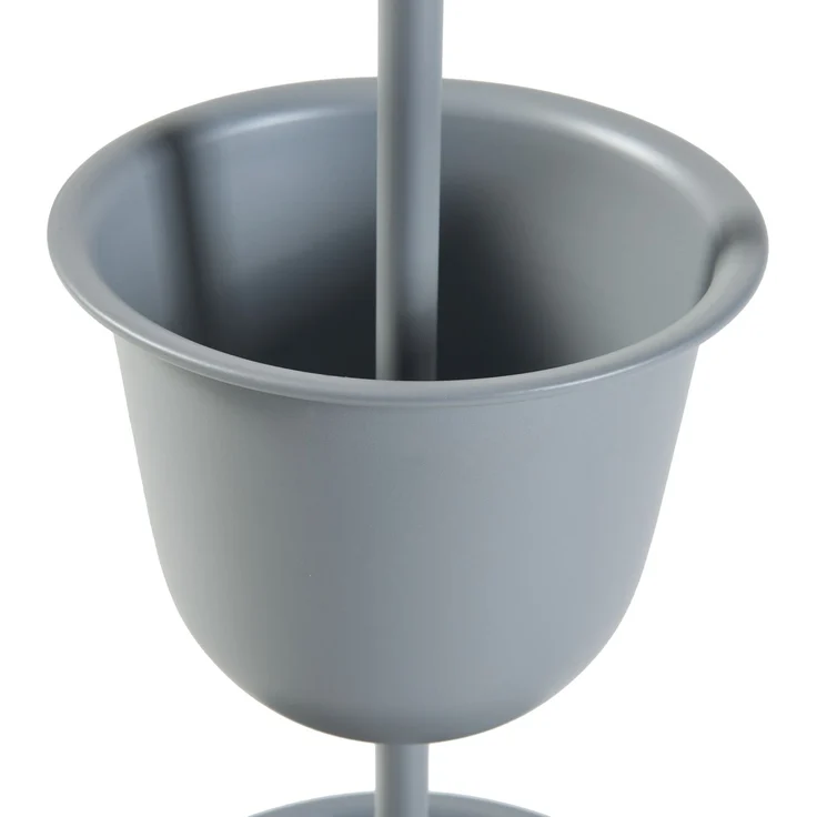 Blumenständer Alphen 2 Töpfe 76,5x26cm Grau [en. casa] – Bild 4
