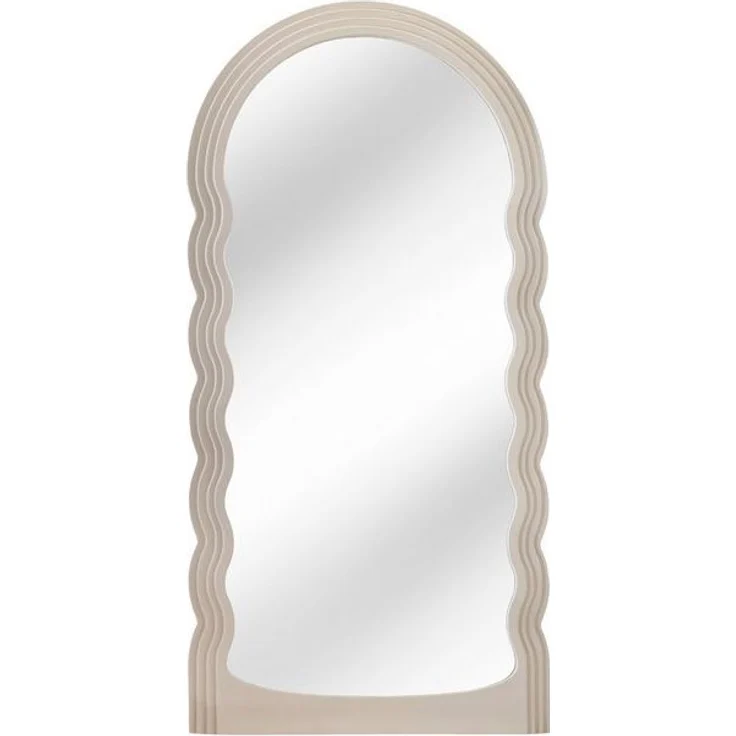 riess-ambiente Wandspiegel WAVE 160cm greige (Einzelartikel, 1-St), Flur · Kunststoff · Rahmen · Rundbogen · Ganzkörper · Groß · Modern – Bild 4
