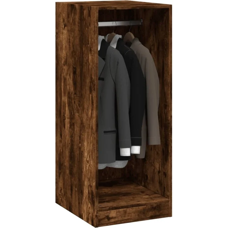 vidaXL Kleiderschrank Räuchereiche 48x41x102 cm Holzwerkstoff 840818 – Bild 6