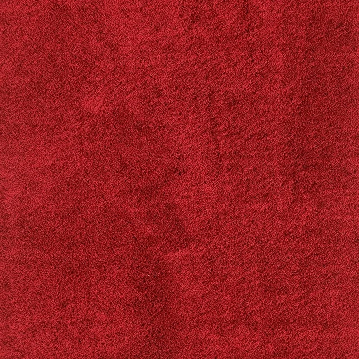 Carpettex 'Unicolor' Hochflor-Teppich, Höhe: 30 mm, Shaggy Langflor, Rot, 80 cm (Rund) – Bild 8