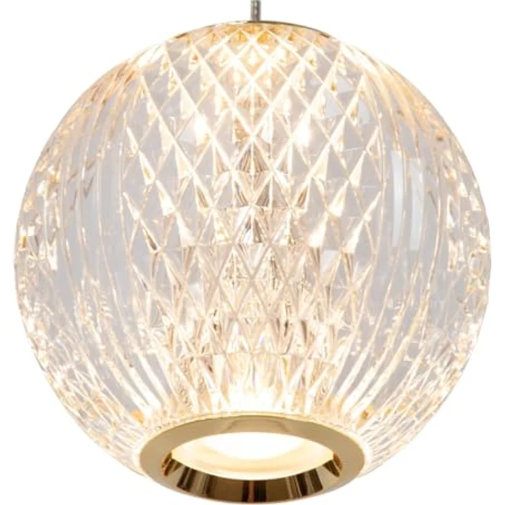 Lucide CINTRA Pendelleuchte, Ø 25 cm, dimmbar, LED 3x4,7W 2700K, transparent klar – Bild 5