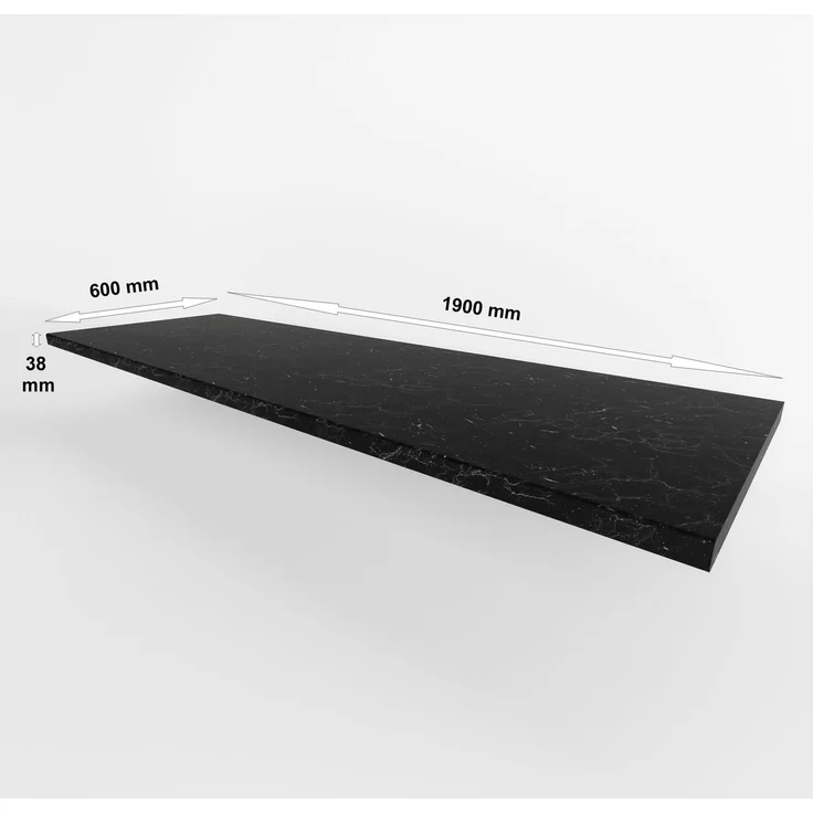 Arbeitsplatte 190 cm 38 mm Marmur ROMA matt Küche Siena, Monza, Arona – Bild 2