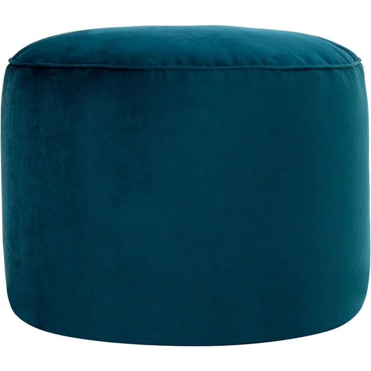 Icon Runder Sitzpuff „Milano“, XL Samt Sitzsack Hocker, Groß Fußhocker für das Wohnzimmer, Sitzkissen – Bild 5