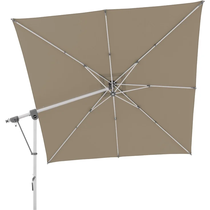 Doppler Sonnenschirm / Ampelschirm "Expert 300 x 300", sand, 300 x 300 cm – Bild 3