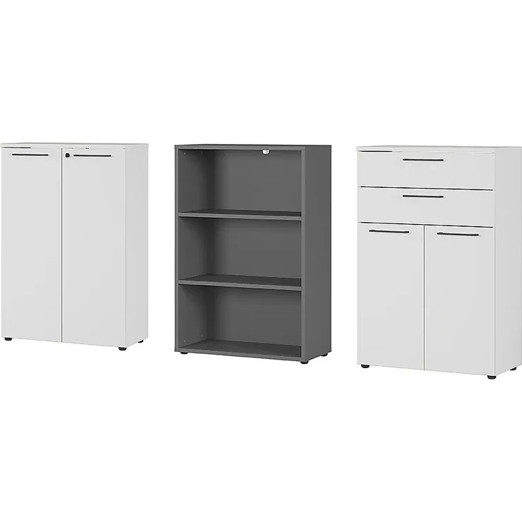 GERMANIA Bürokombination AGENDA BHT 270x120x40 cm bunt Komplett-Büro Büro