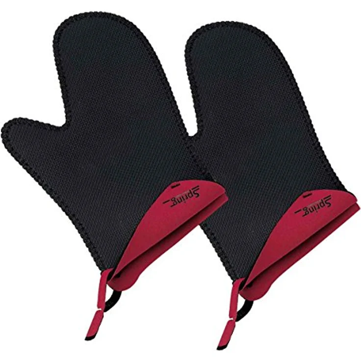 Spring Grips Handschuh kurz rot 1 Paar – Bild 2