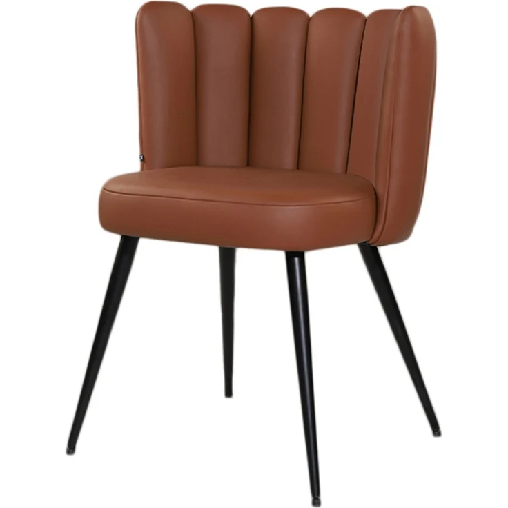 KAWOLA Stuhl JADA Esszimmerstuhl Leder cognac 79 x 55 x 59 cm – Bild 3