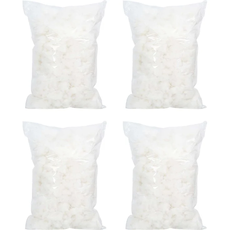 vidaXL Faserfüllung Weiß 18 kg Polyester 900284 – Bild 3