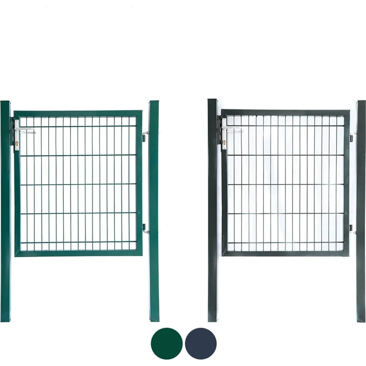 HOME DELUXE Gartentor für Doppelstabmattenzaun PORTARIUS - 200 cm Grün – Bild 6