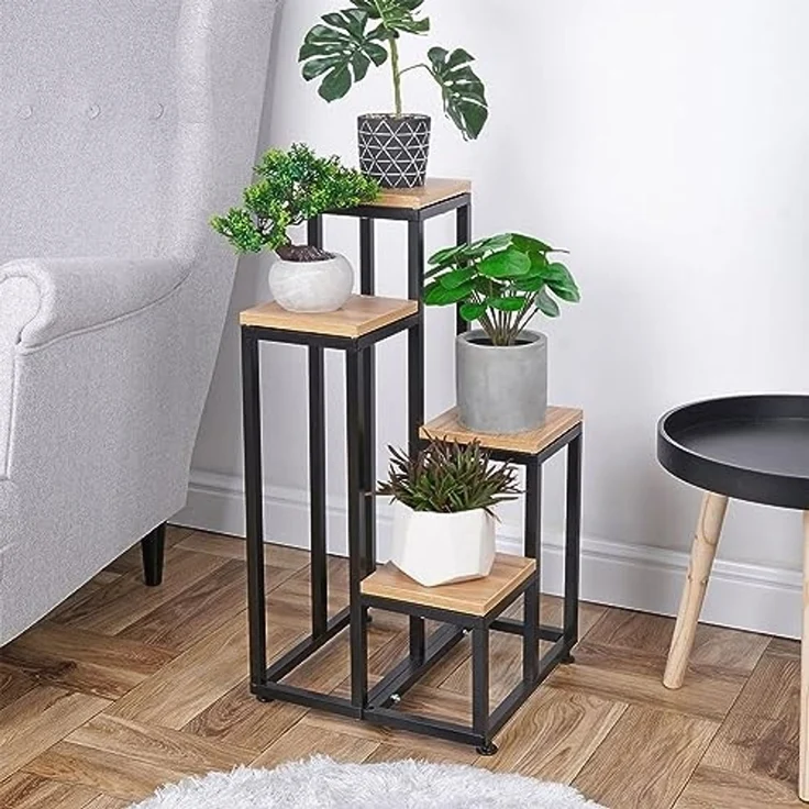 Vilde Blumenständer aus Metall 4-stufig 69 cm – Bild 2