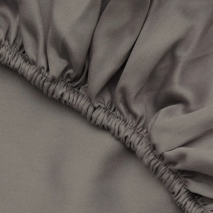 L'essentiel Maison 'Anthracite' Ranforce Queen Spannbettlaken (DE), Anthrazit, 200+30 x 150 cm – Bild 4