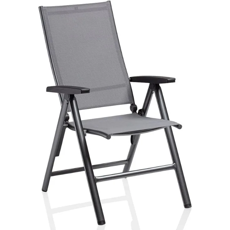 CIRRUS Silver-Line Multipositionssessel anthrazit / anthrazit-grau, 10cm höher