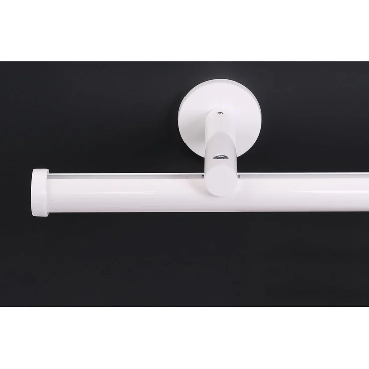Deco-Raum® Gardinenschiene Innenlauf Weiß Modern | Länge: 150cm | Material: Aluminium | Farbe: Weiß – Bild 5