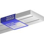 Bestlivings Gardinenschiene ( Weiß ) 390cm (3x90/1x120 cm) 2-läufig