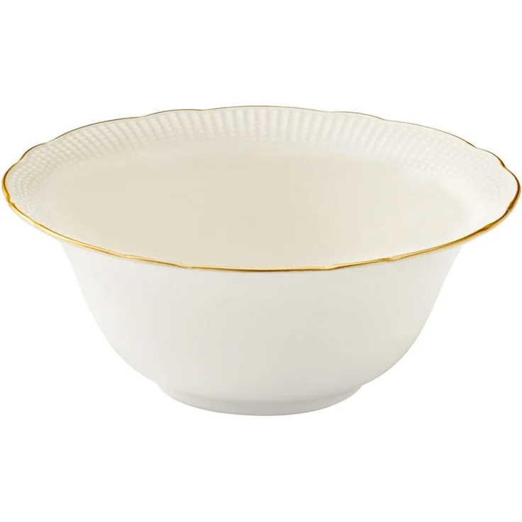 Hermia Concept 'BNILY26YT20' Tafelservice (26-teilig), Weiß / Gold, 28 x 15 x 3 cm – Bild 7