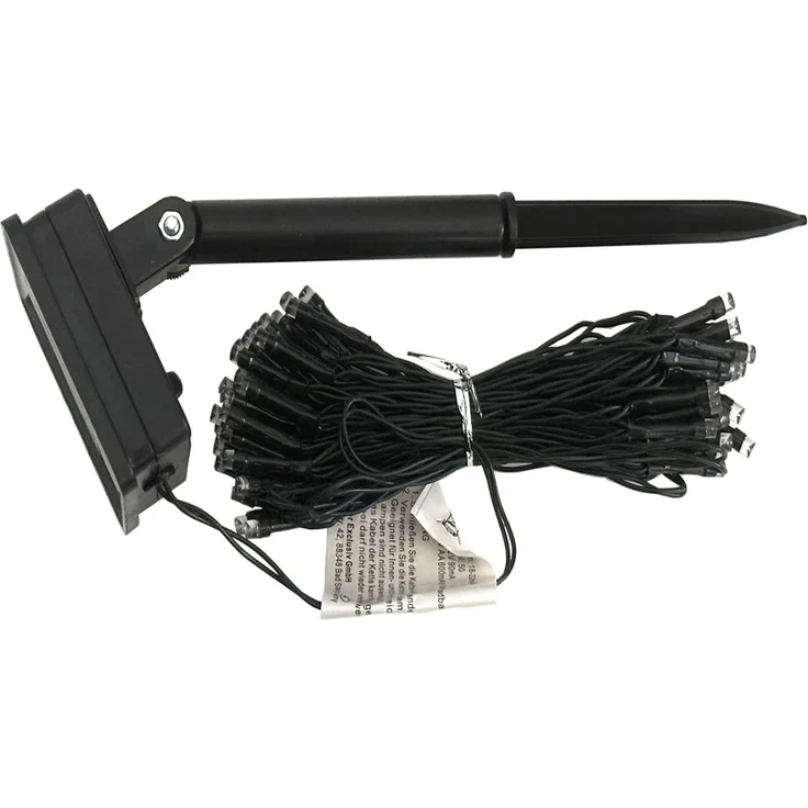 50er LED Solar Lichterkette Weihnachtsbeleuchtung warmweiß – Bild 6