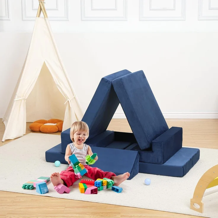GarveeLife Spielsofa für Kinder – 8 Stück Bausteine aus Schaumstoff – anpassbar – weiche Möbel für Jungen und Mädchen – Entwicklung der Intelligenz – Bild 6