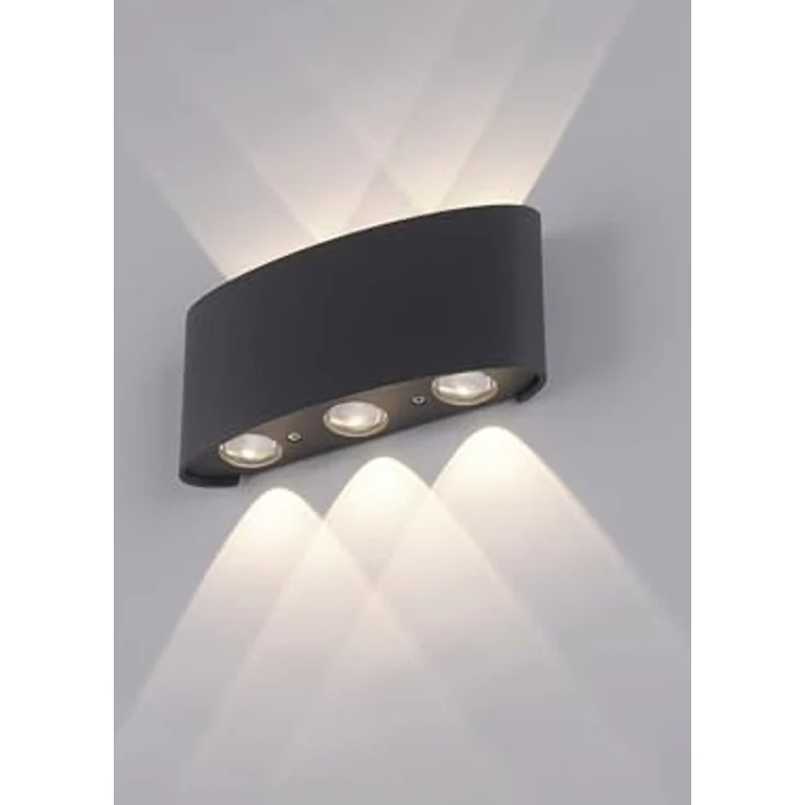 Paul Neuhaus 9488-13 Carlo LED Wandleuchte außen anthrazit IP54 – Bild 4